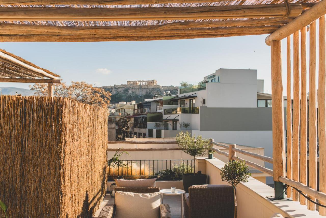 Luxury Apartment With Acropolis View Terrace And Jacuzzi In The Heart Of Athens - Living Stone Azurite Bagian luar foto
