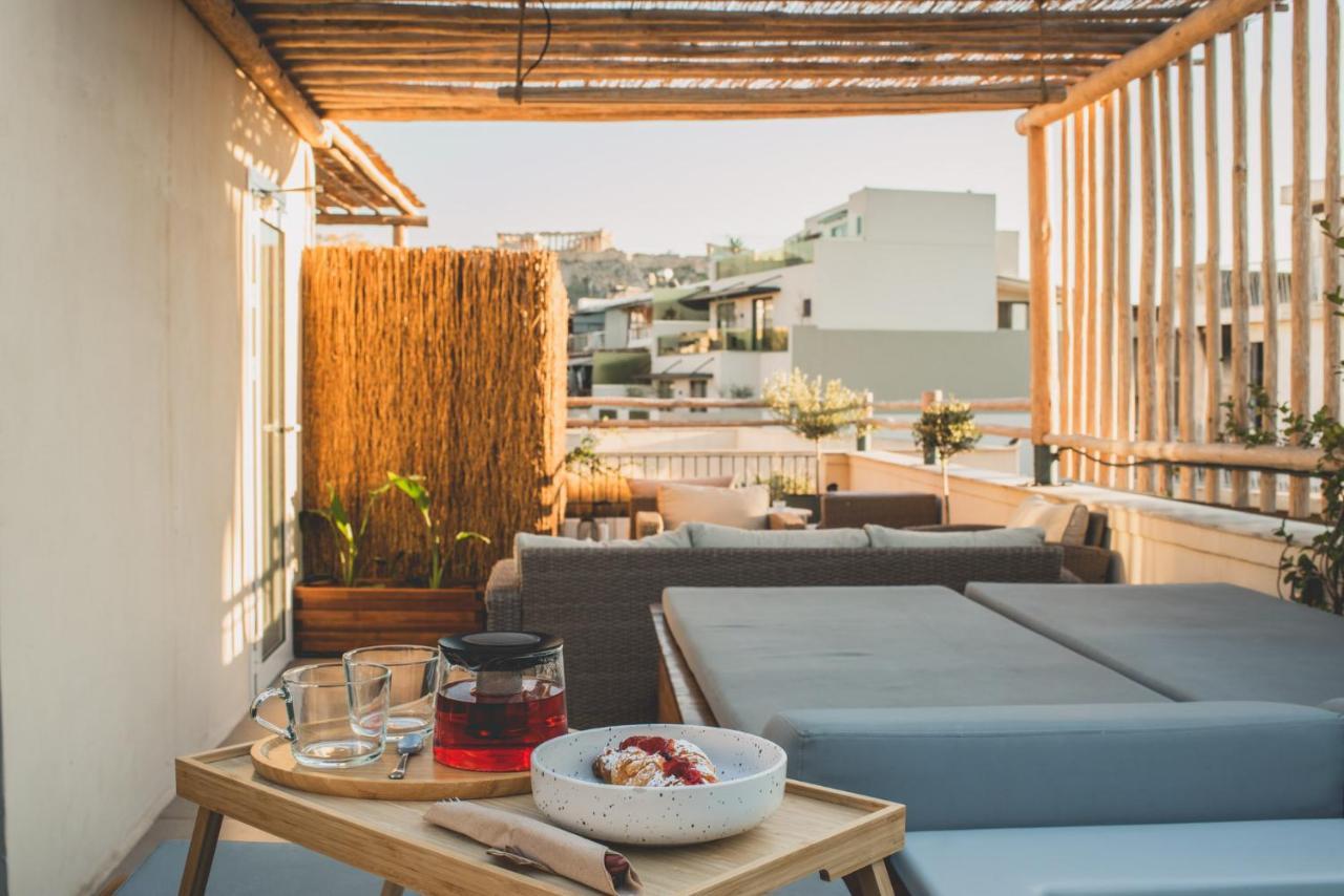 Luxury Apartment With Acropolis View Terrace And Jacuzzi In The Heart Of Athens - Living Stone Azurite Bagian luar foto